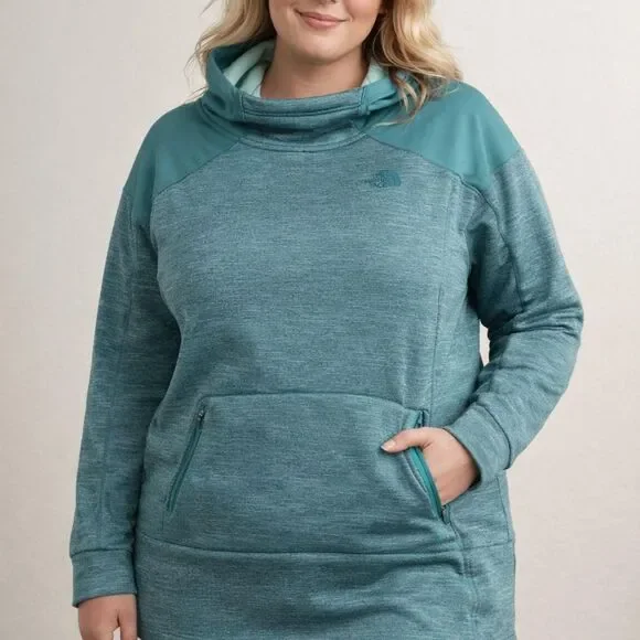 The-north-face Men's Blue and Green Hoodie