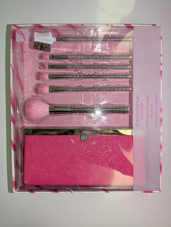 Sonia Kashuk pink brush set