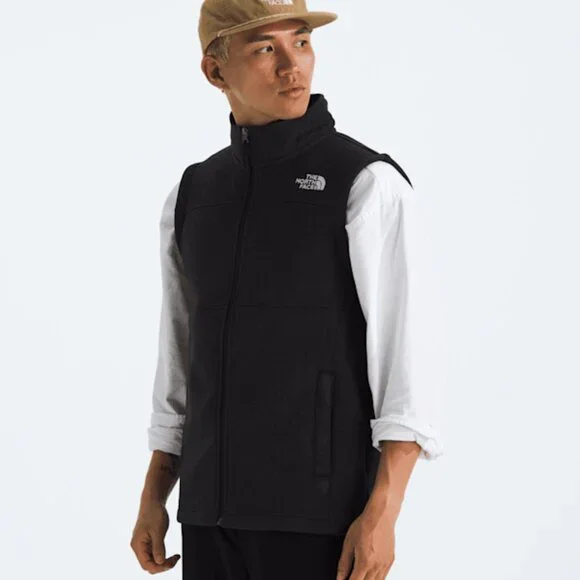 The North Face Men's Black Gordon Lyons Sleeveless Thermal Fleece‎ Vest Size S