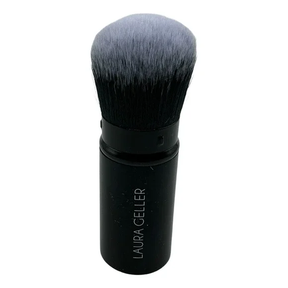 Laura Geller Retractable Airbrush Kabuki Brush Black Makeup Tool