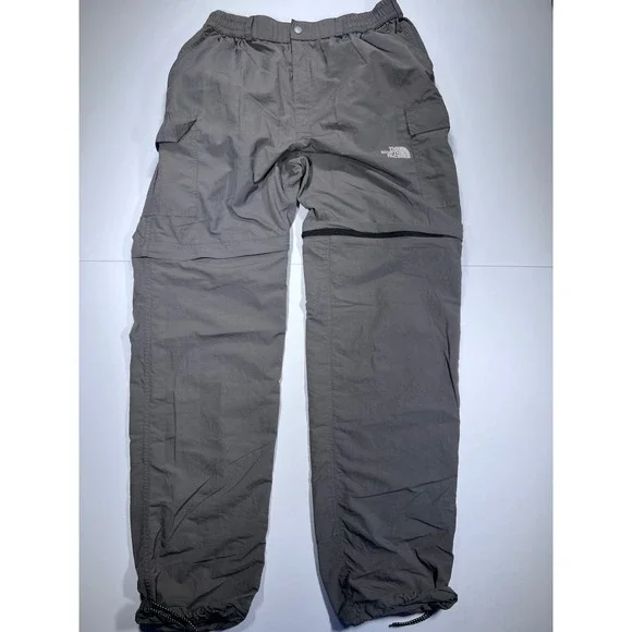 The North Face Convertible Pants Mens XL Gray Summit Series Cargo Zip Off Hiking