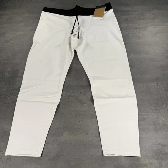 The North Face Winter Warm Essential Mens XL White Black Leggings Baselayer Hike