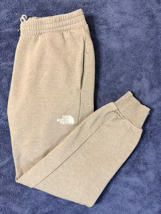 The North Face Mens Medium Grey Fleece Joggers Sweatpants Gorpcore Hiking