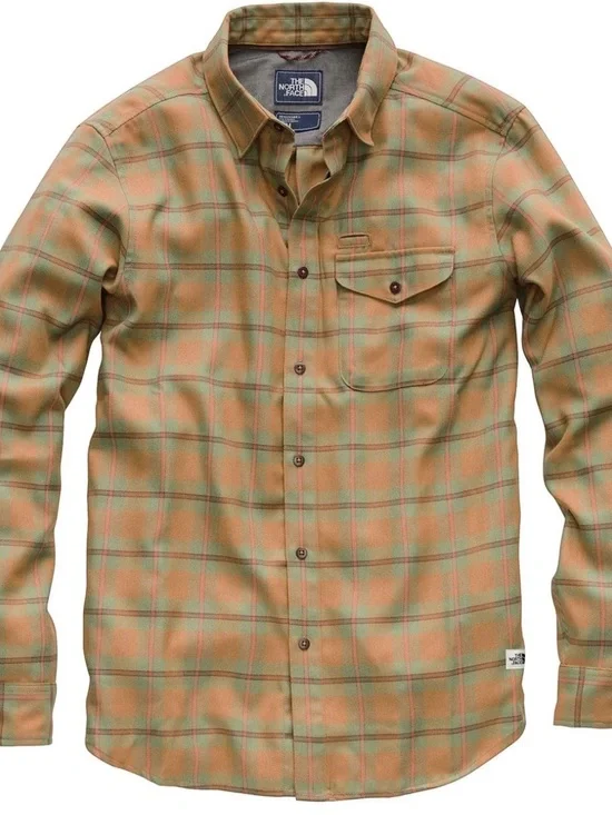 The North Face Men’s ThermoCore Long-Sleeve Flannel Shirt M TNF