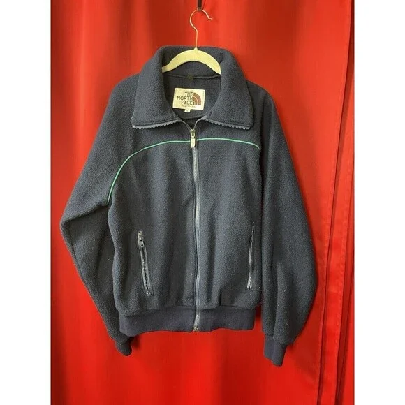 Vintage 80’s Old Label The North Face Fleece Jacket Blue Mens Large
