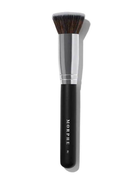 Morphe Black Flat Top M6 Blender Brush - Round Dense Bristles