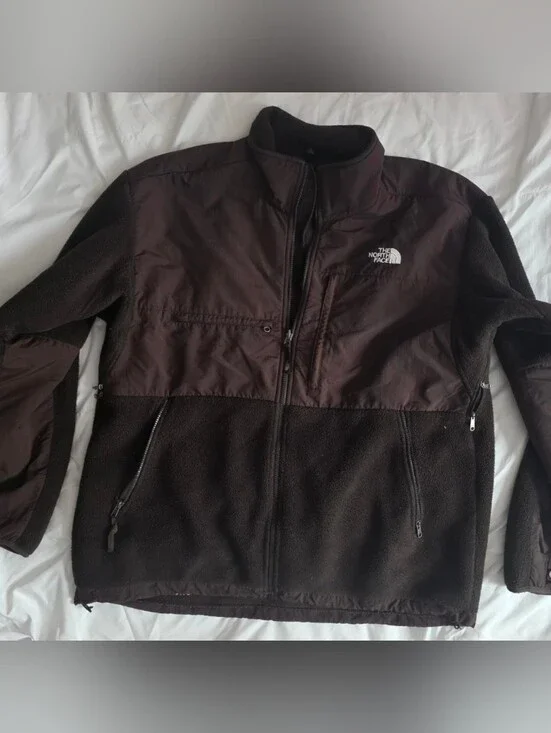 The North Face Men's Denali Full Zip Brown Vented Fleece Jacket XXL Rarely Worn!