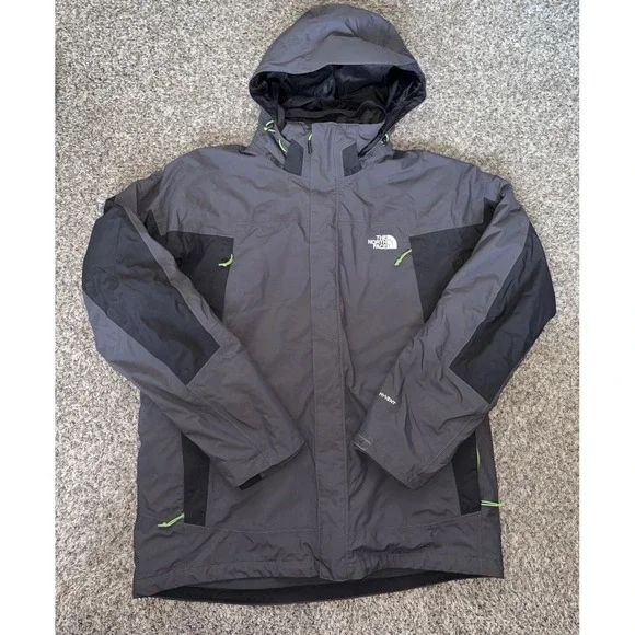 The North Face Condor Triclimate 3in1 Jacket Mens XL HyVent Waterproof Gray TNF