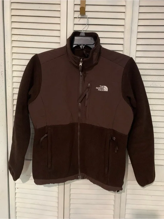 The North Face Men's Chocolate Brown & Black Polartec Fleece Jacket