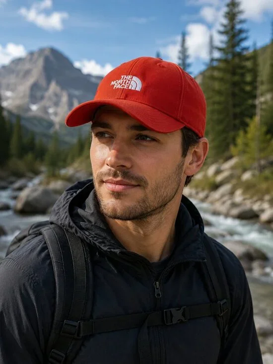 The North Face - Orange baseball Hat