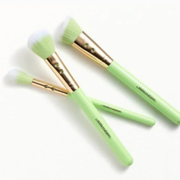 SLMISSGLAM Green Trio Brush Set