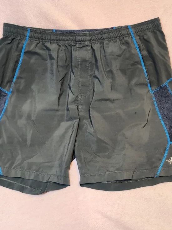 The North Face Men's Athletic Shorts with Blue Trim Size XXL