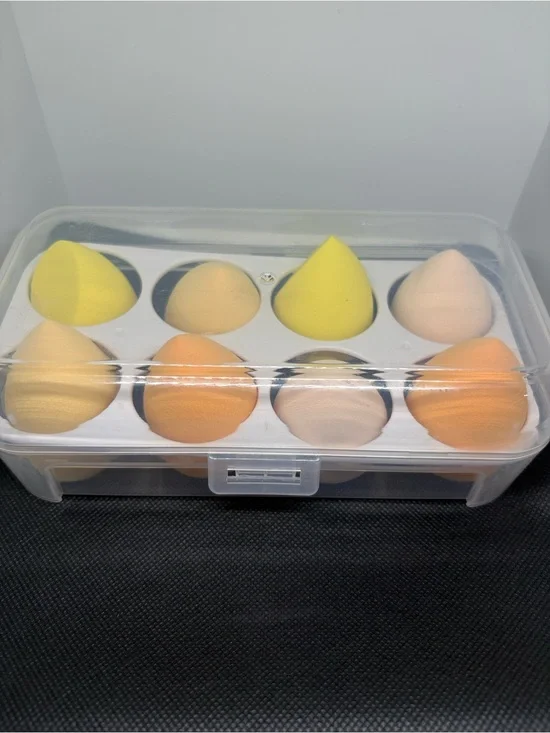 Makeup Sponge Set - Yellow, Peach, Beige