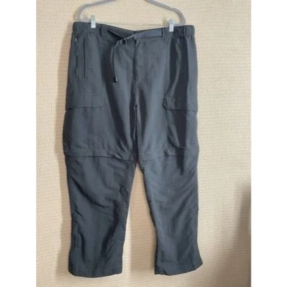The North Face Nylon Hiking Trail Cargo Convertible Pants/Shorts Men‎ Size 2XL