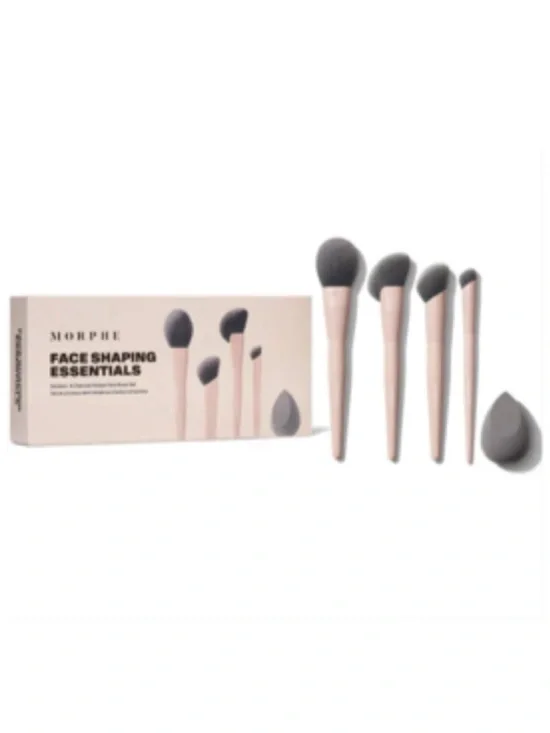 MORPHE FACE SHAPING ESSENTIALS BAMBOO & CHARCOAL-INFUSED FACE BRUSH SET