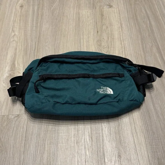 Vtg The North Face Lumbar Fanny Pack Waist Hip Bag Hiking Green Outdoor Campcore