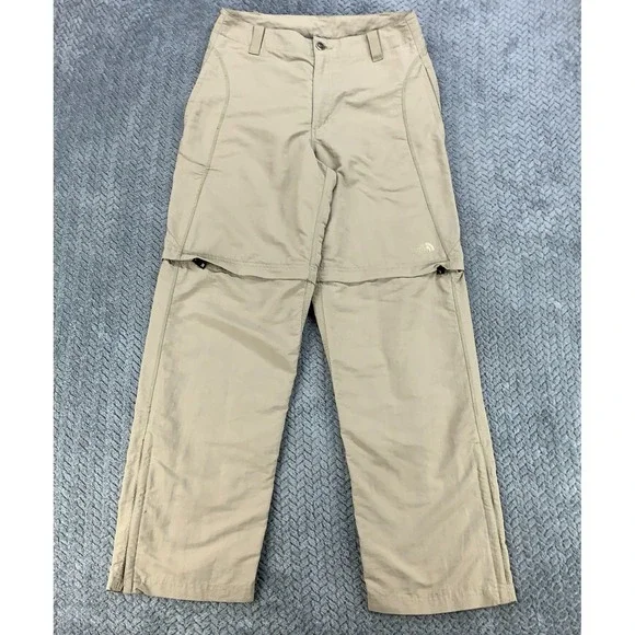 The North Face Convertible Pants Men's 30 Reg Beige Lightweight Outdoors 30x31