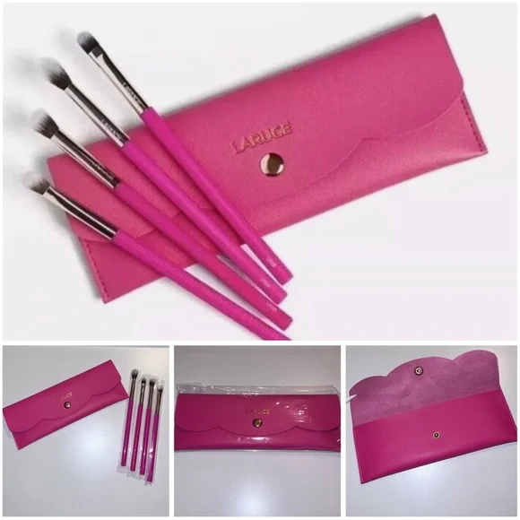 Laruce Pink Makeup Brush Set