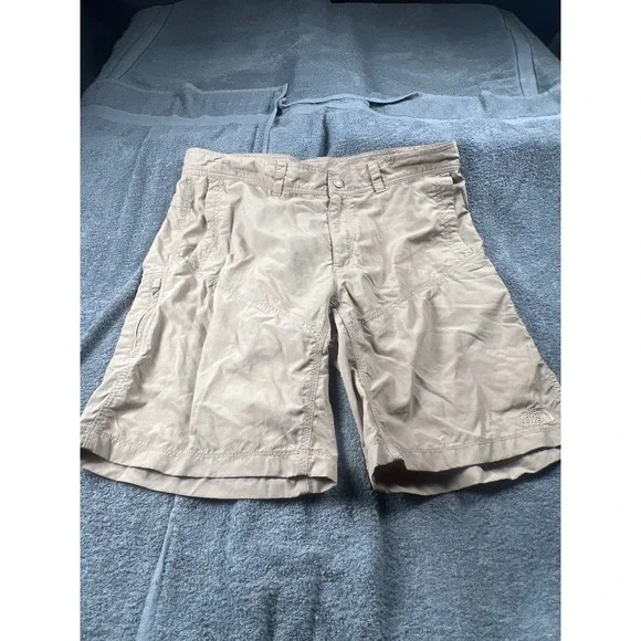 The North Face Mens Size‎ 38 Regular Cargo Shorts Khaki Outdoor Hiking Casual