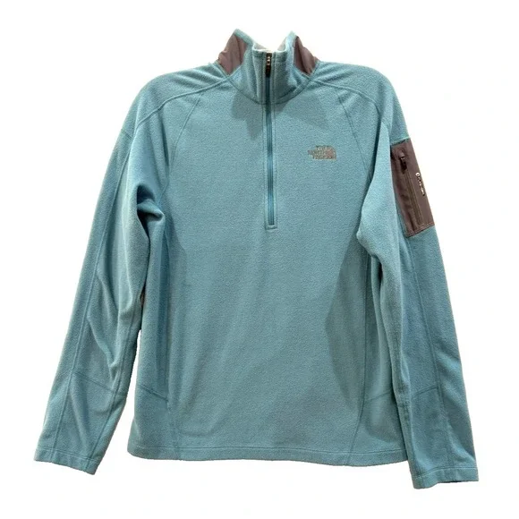 Men's North Face Flash Dry 1/4 Zip Fleece Pullover Size Small‎
