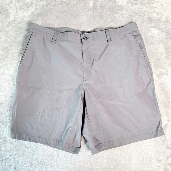 The North Face Mens SZ 38 Regular Dark Gray Flat Front Outdoor Hiking Shorts