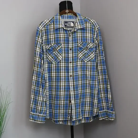 The North Face flannel button down size Medium‎