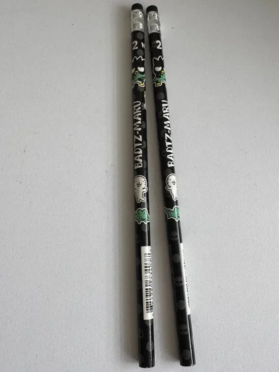 Sanrio Badtz Maru Set of 5 HB #2 Pencils Kawaii 2012 Made in Taiwan