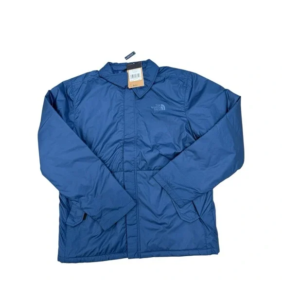 The North Face Men's Shady Blue‎ Auburn Button Insulated Jacket Size L