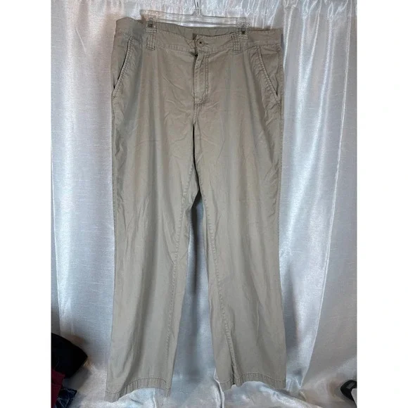 The North Face Mens 38 Regular Normale Khaki Pants‎ Outdoor Casual Trousers