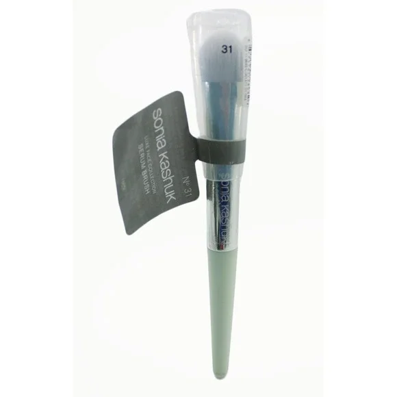 Sonia Kashuk No 31 Serum Brush Luxe Face Collection Sage Green New‎