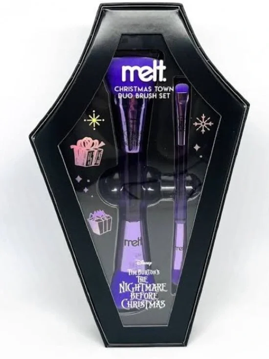 Melt Cosmetics the nightmare before Christmas Christmas Town dual brush set