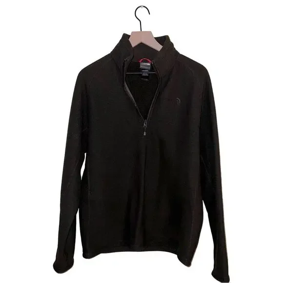 THE NORTH FACE ribbed pullover quarter zip M