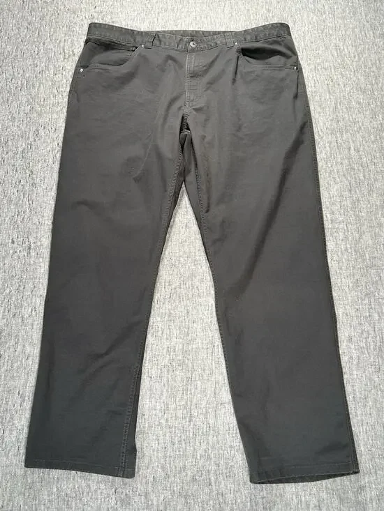 The North Face City Pants Mens 40x31 Dark Gray 5-Pocket Cotton Twill Stretch