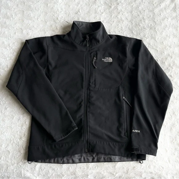The North Face Jacket Coat Mens Medium Black Apex Bionic Softshell Gorpcore Zip
