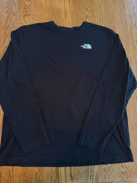 The North Face Black Long Sleeve Tee XL