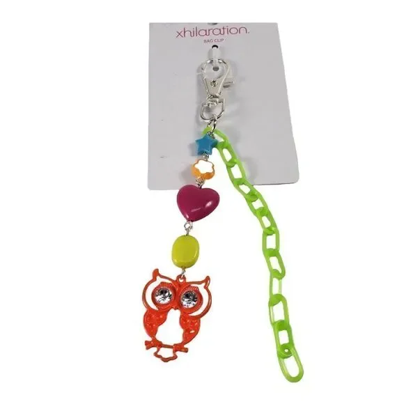 🌼🌼Xhilaration owl bag clip NWT🌼🌼