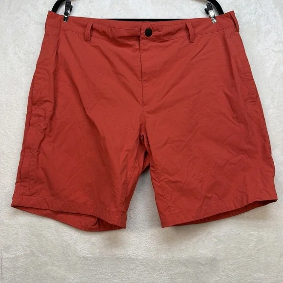 The North Face Hiking‎ Shorts Mens 38 Orange Lightweight Trail Outdoor