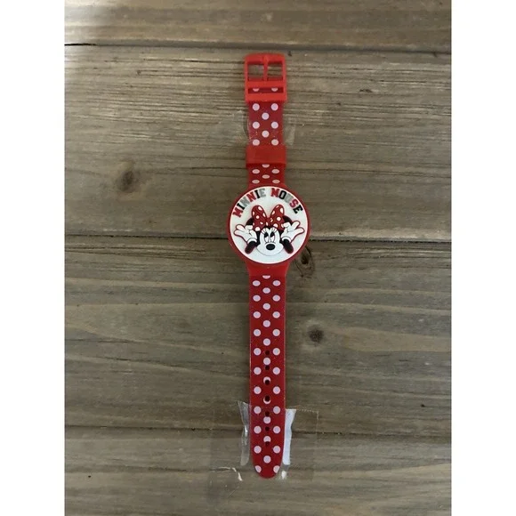 New In Bag Disney Minnie Mouse Watch Girls‎ With Accessories (Needs Batteries)