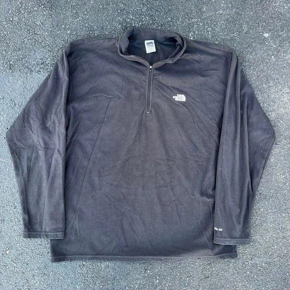 The North Face Mens TKA 100 1/4 Zip Pullover Fleece Jacket XL