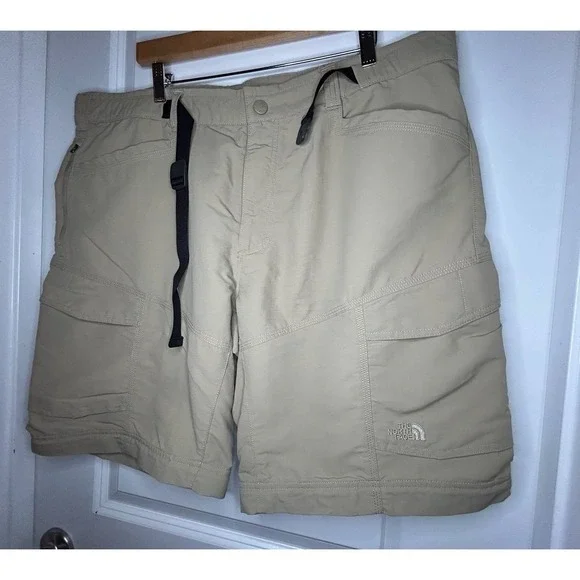 Vintage 90's Y2k The North Face Tan Breathable‎ Hiking Outdoor Shorts Mens XXL