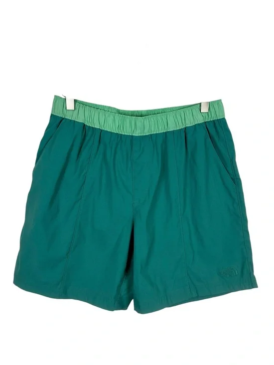 The North Face Class V Pull On Shorts Men's Size Medium Blue/Green