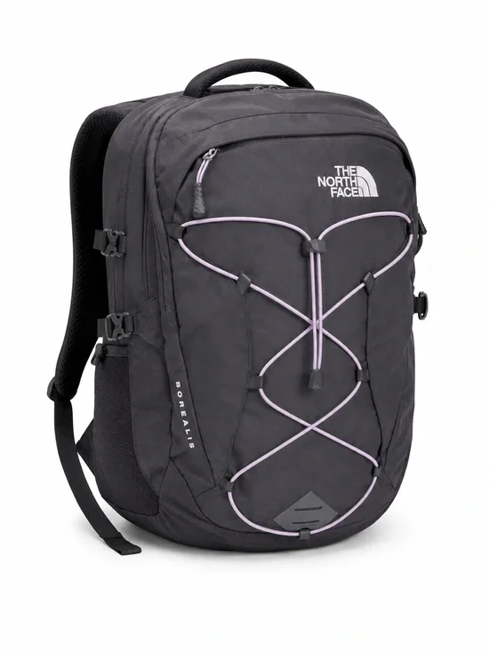 The North Face Borealis Backpack Black FlexVent Laptop Hiking Travel School 28L