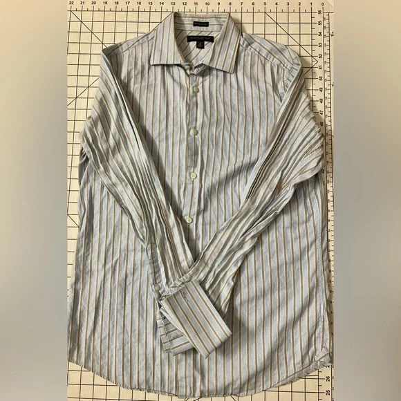 Banana Republic Men’s Medium Fitted Button Down Dress Shirt with‎ French Cuffs