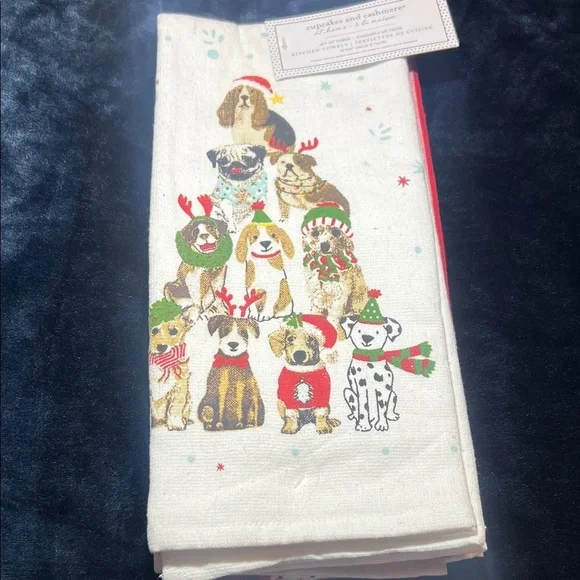 Cupcakes & Cashmere Colorful Star Kitchen Towels