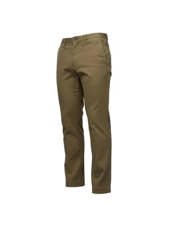 Banana Republic Men's Lived-In Chino Skinny Fit Pants - 31x30 Khaki Brown