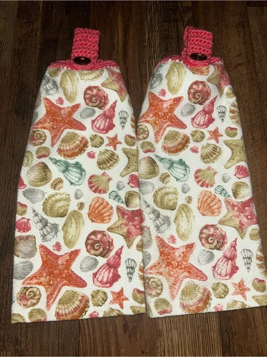 Seashell Hanging Towel Set