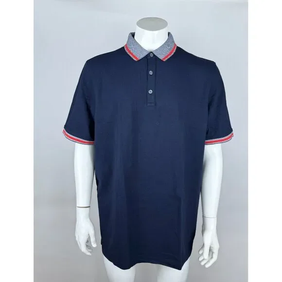 Banana Republic Performance Pique Polo Shirt Mens Tall‎ XXL NWT Short Sleeve