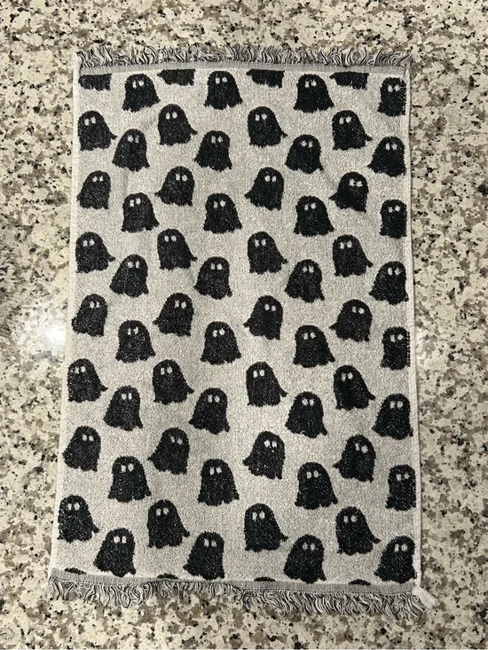 halloween ghost kitchen towels