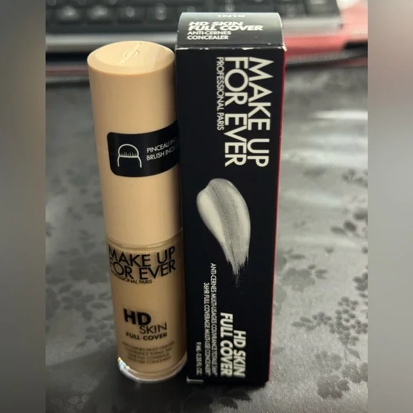 Makeup For Ever  HD Skin Full Cover 36HR Wear Multi-Use Concealer Shade 1N10