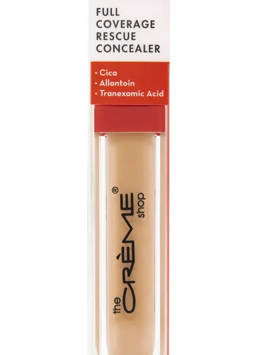 The Crème Shop Full Coverage Rescue Concealer — Beige (Light Neutral)